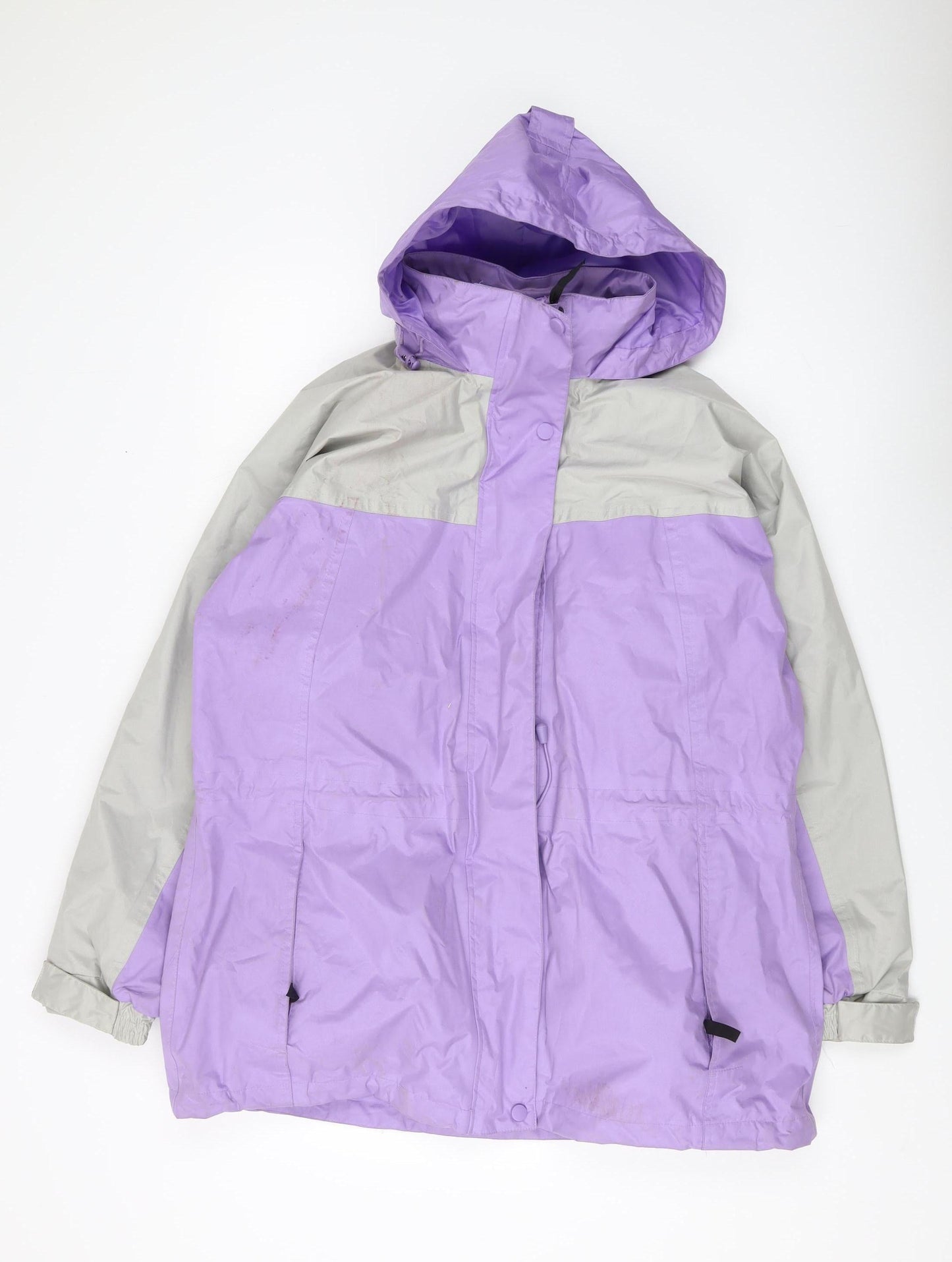 being Casual Women's Purple Parka Jacket, Size 16, Hooded