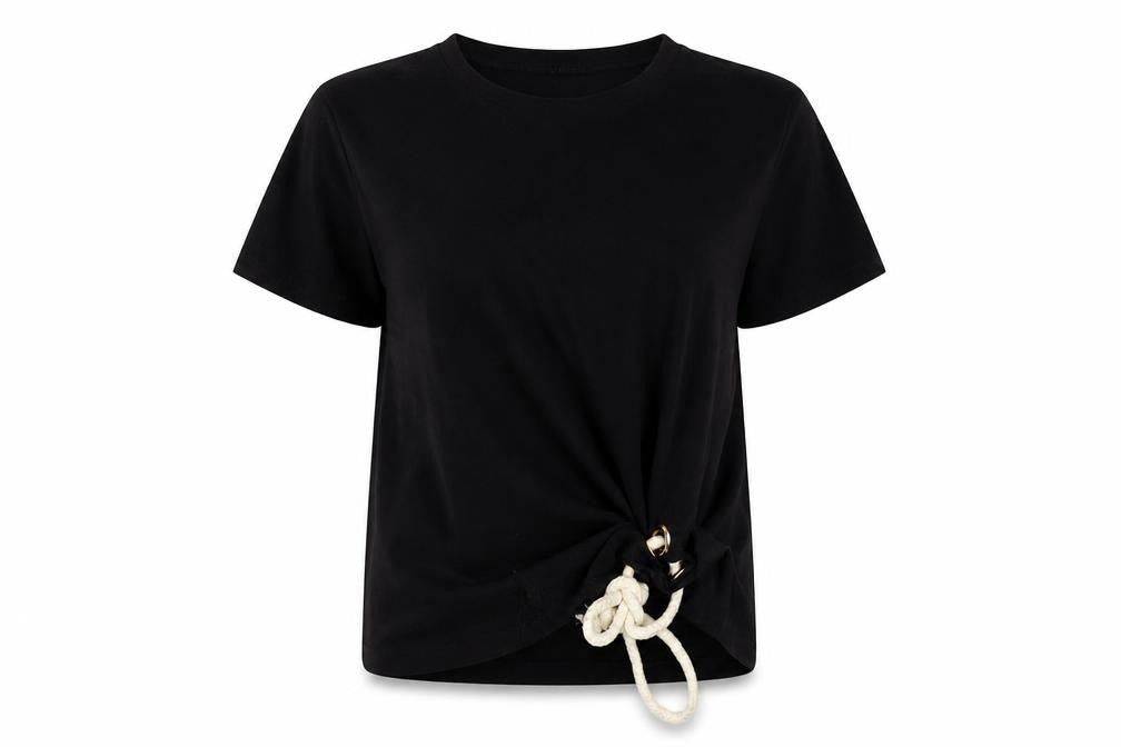 Marks & Spencer Black Women's T-Shirt, Size 14