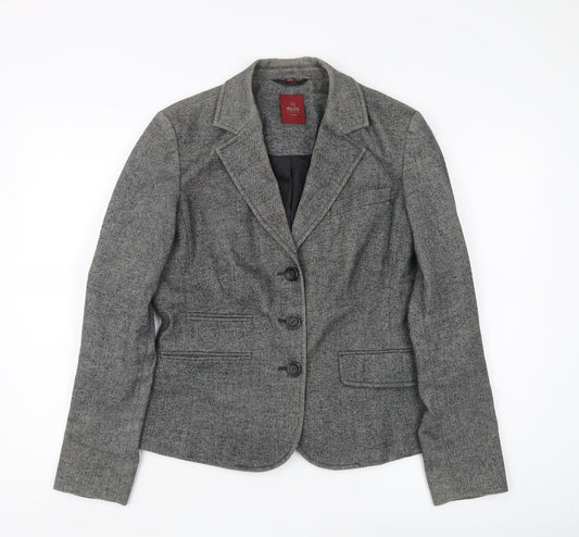 Milano Italy Women's Grey Tweed Blazer, Size 10