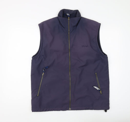 Embargo Men's Blue Waistcoat S Lined Casual Style