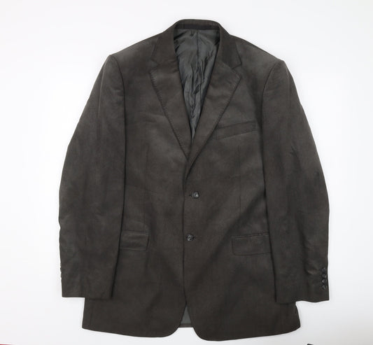 Marks and Spencer Men's Grey Blazer Size 42 Long Fit