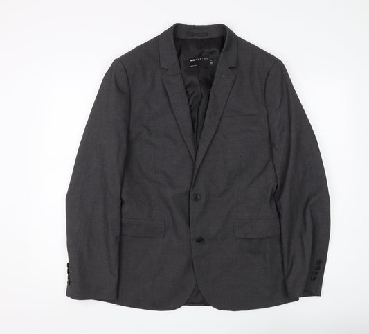 ASOS Men's Grey Regular Fit Blazer Size 40R