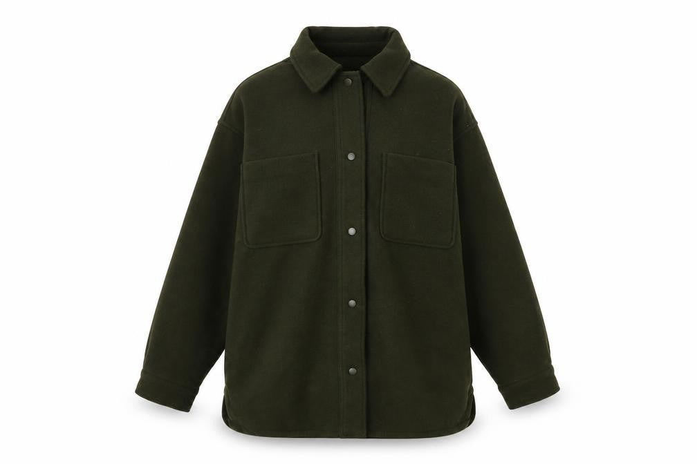 New Look Women's Green Casual Mid-Length Jacket S