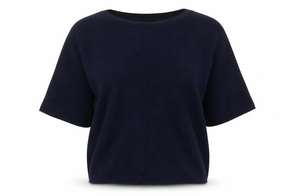 UNIQLO Women’s Blue Cotton V-Neck Pullover Jumper L