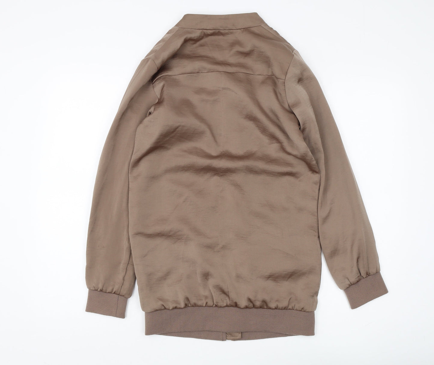 New Look Women's Brown Bomber Jacket Size 6