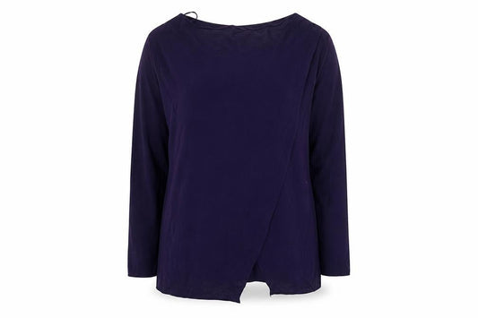 Front view of Roman Women's Purple Jumper, size 12, Round Neck