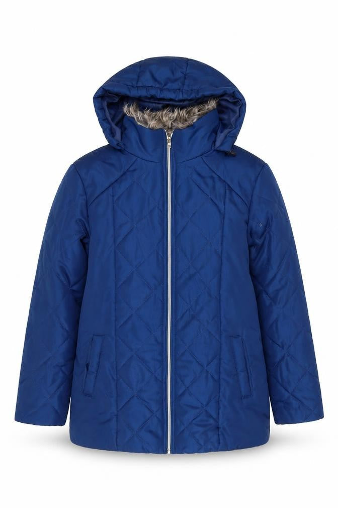 CINÉ DE LANÇAY Women's Blue Hooded Puffer Jacket S