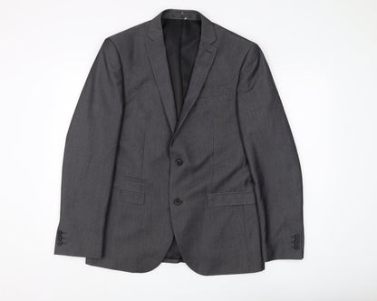 Next Men's Grey Blazer, Size 40R, Excellent Condition