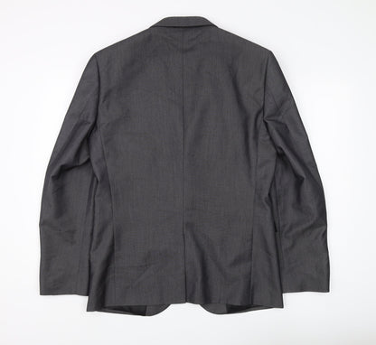Next Men's Grey Blazer, Size 40R, Excellent Condition