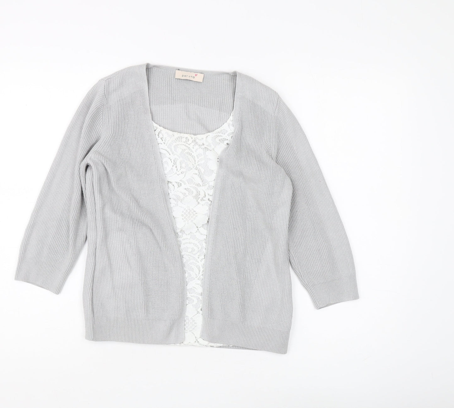 Marks & Spencer Women's Grey Cardigan Size 8