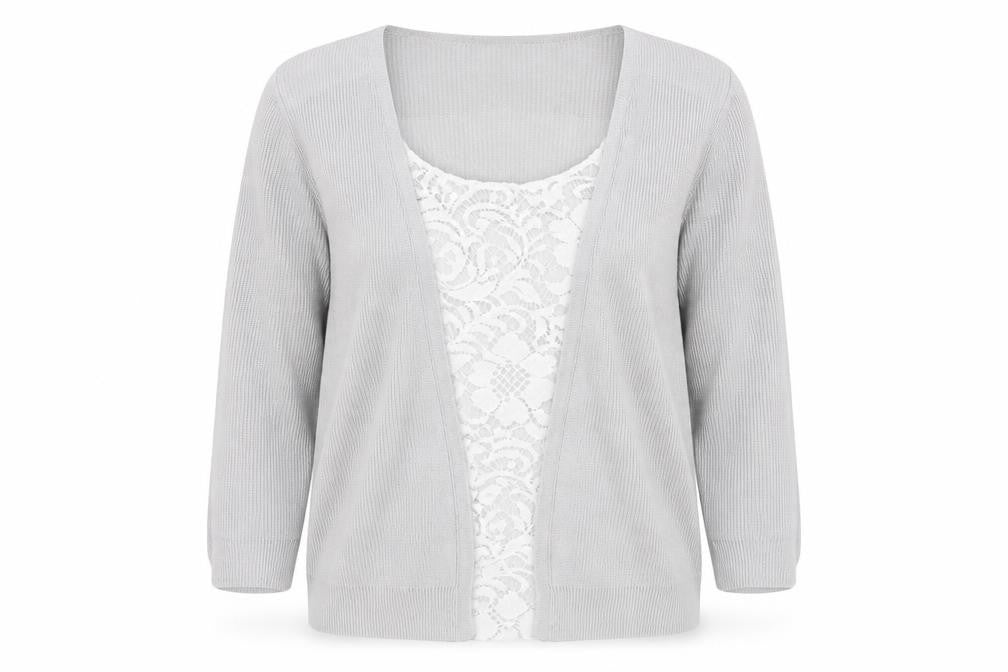 Marks & Spencer Women's Grey Cardigan Size 8