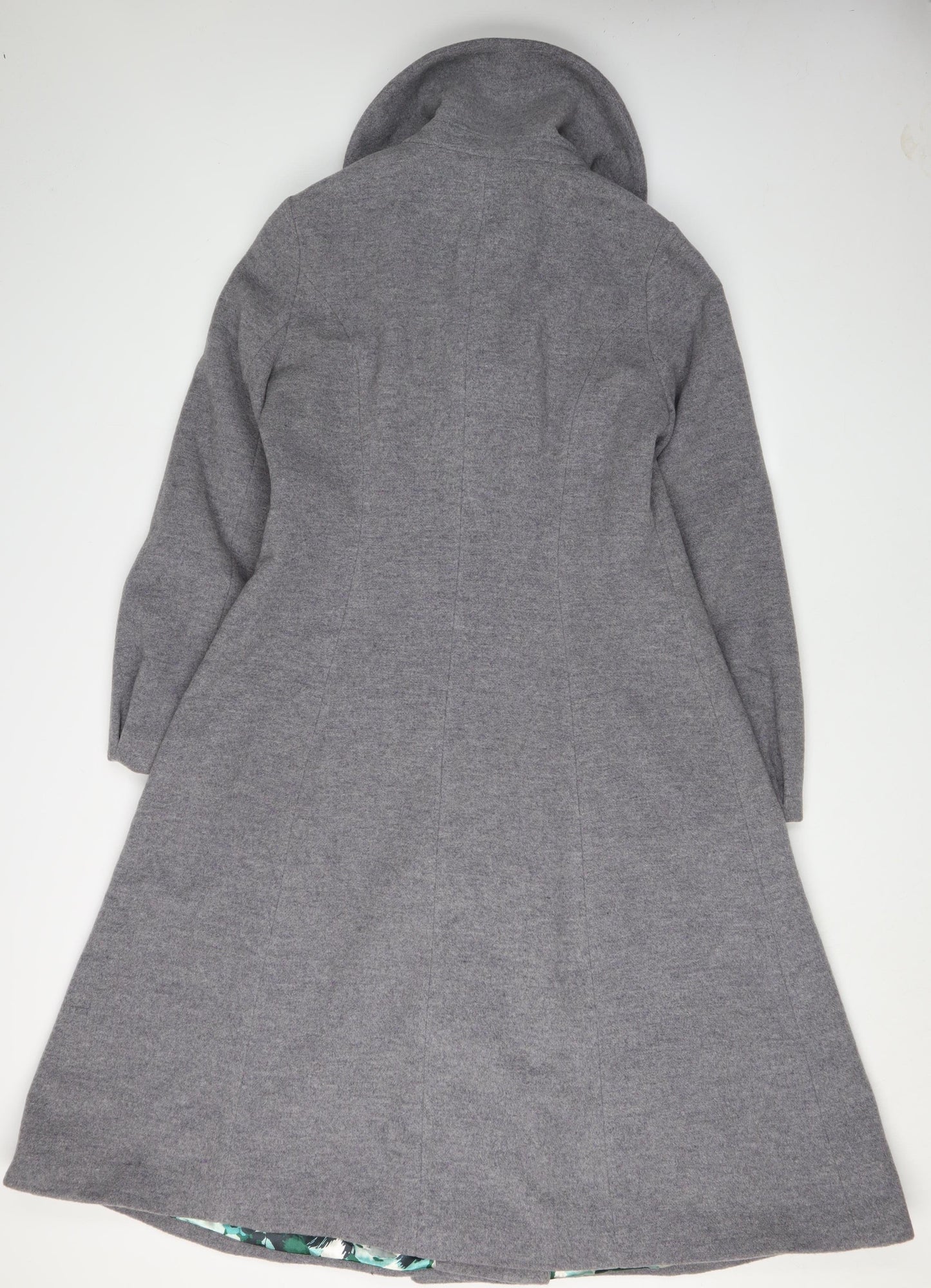 Betty Jackson Black Women's Grey Overcoat Size 12