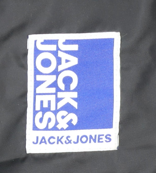 Jack & Jones Boys Black Puffer Jacket Size 164