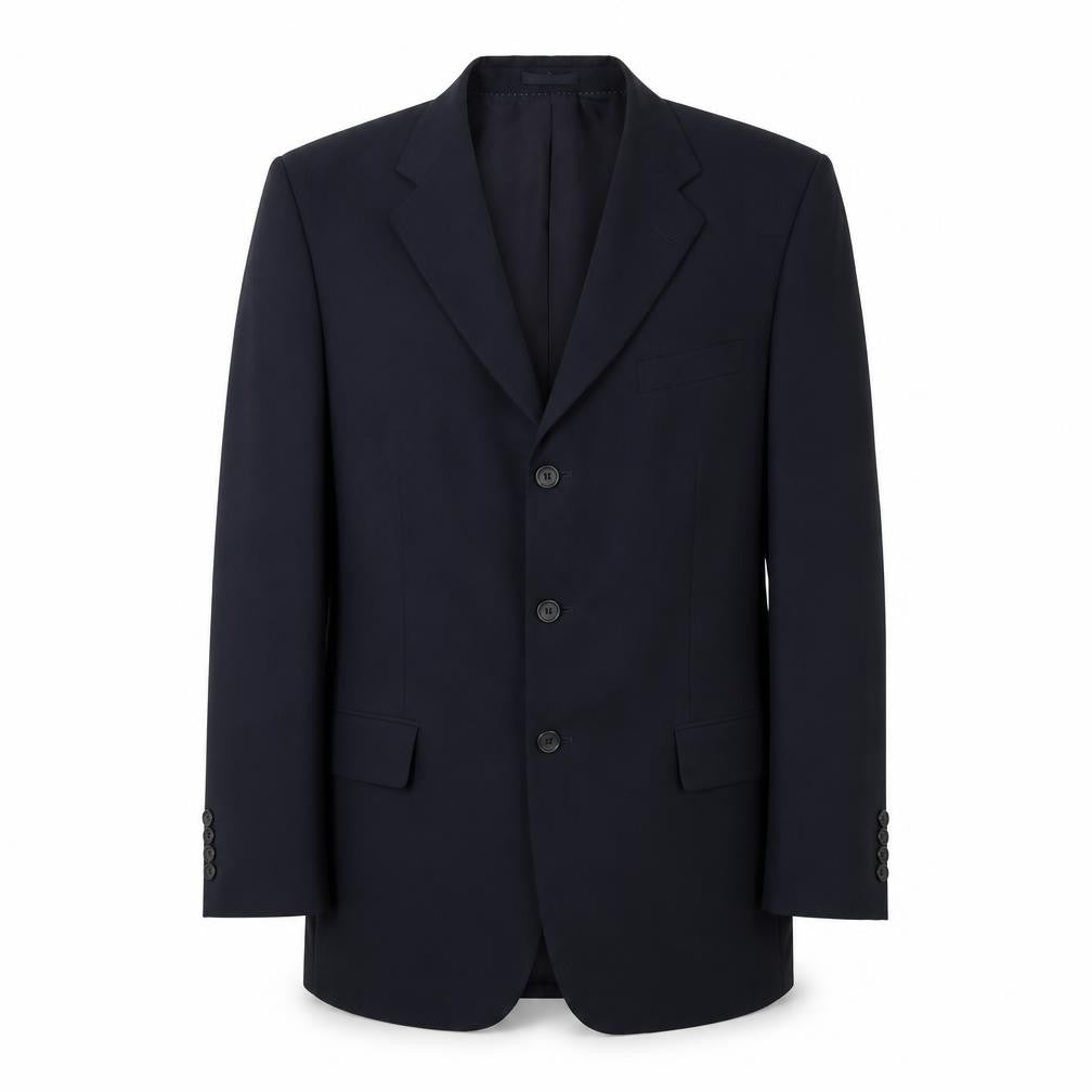 Greenwoods Men's Black Suit Jacket, Size 42R