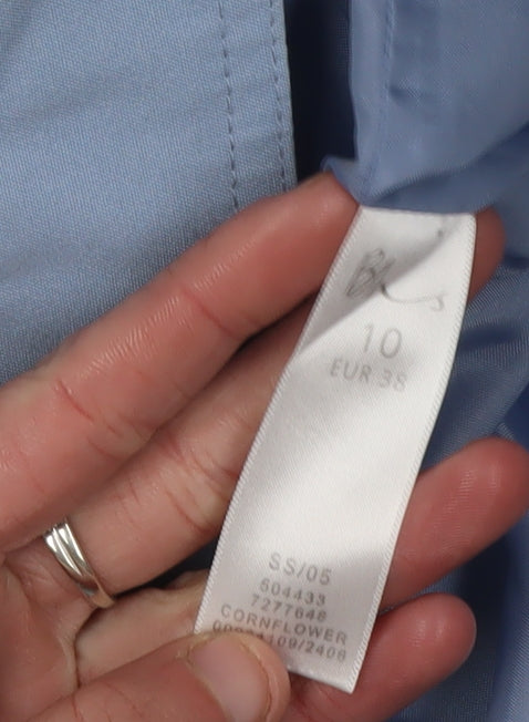 Marks and Spencer Women's Blue Basic Jacket Size 10