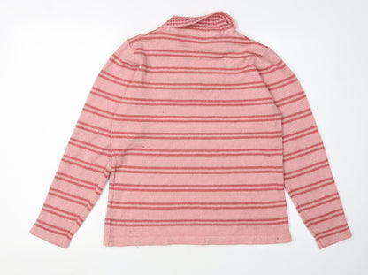 Back view of Honor Millburn Women's Pink Collared jumper M
