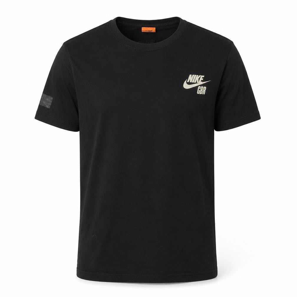 Nike Men's Black Medium Regular Fit Cotton T-Shirt