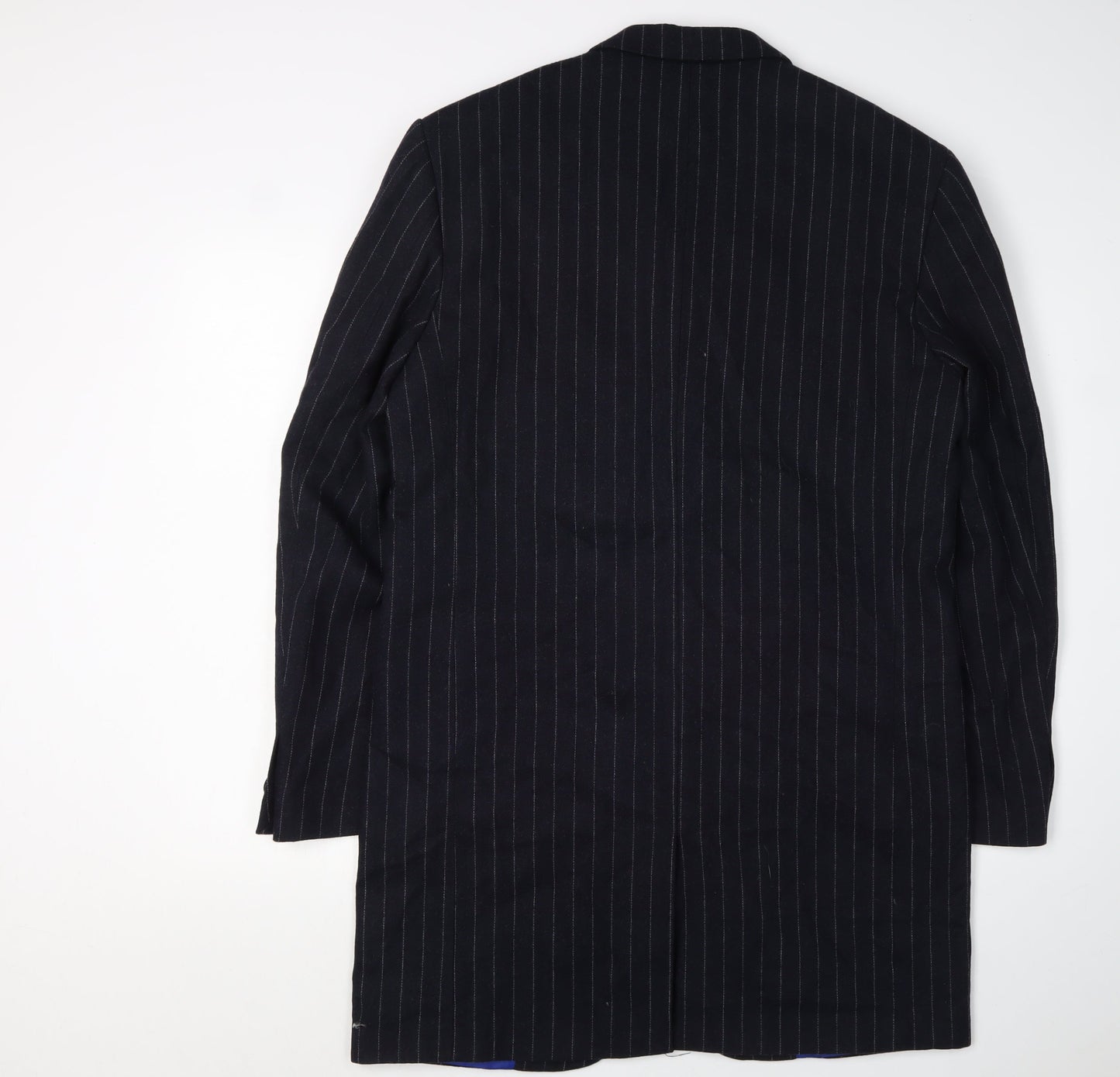 Parkes Men's Black Striped Blazer Medium Long