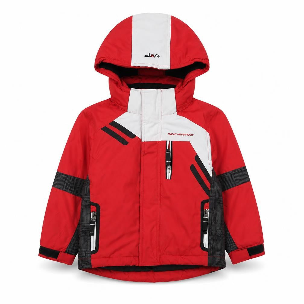 Weatherproof Boys Red Ski Jacket 3 Years Hooded Waterproof