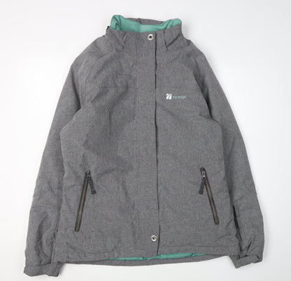 The Edge Women's Grey Polyester Jacket Size 16