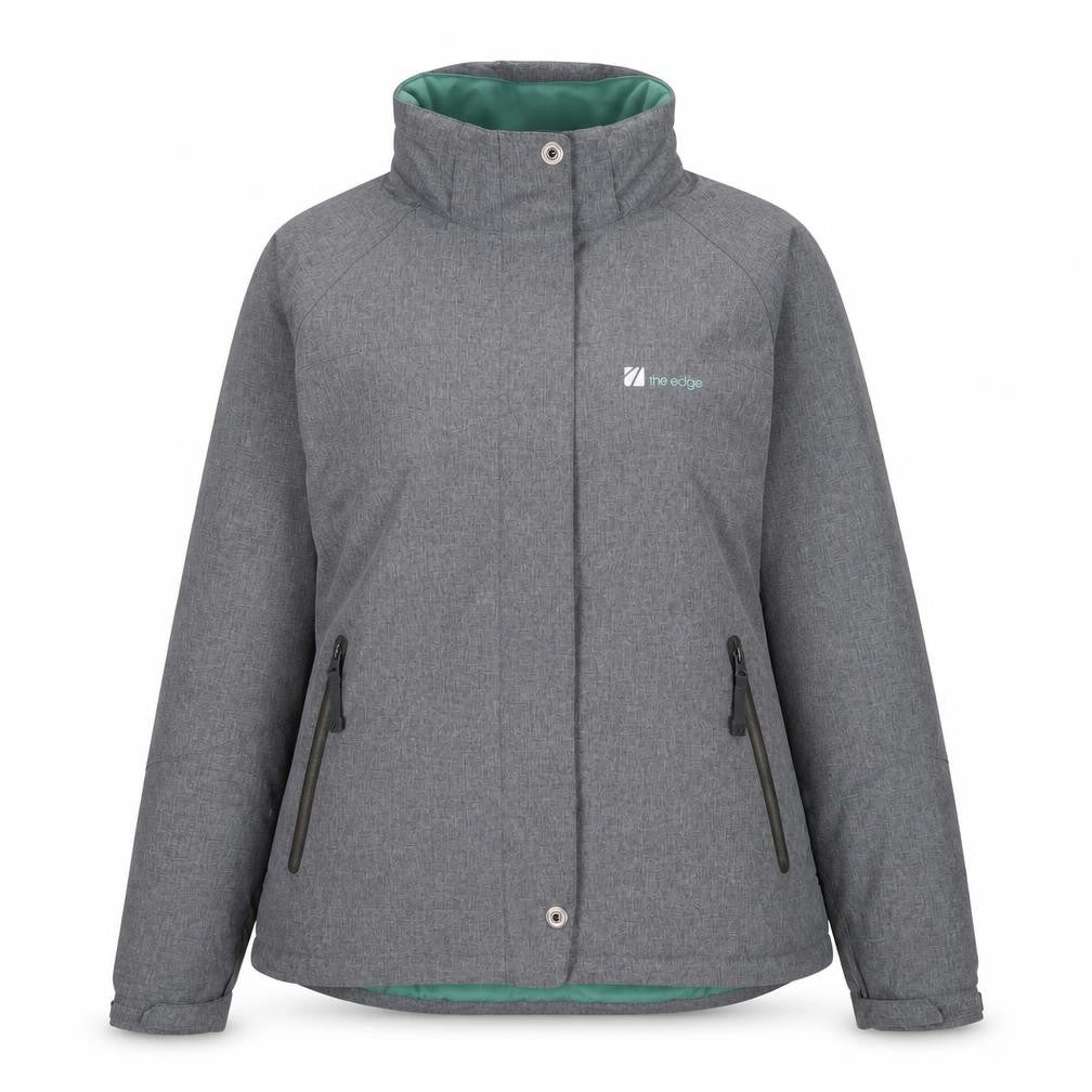 The Edge Women's Grey Polyester Jacket Size 16