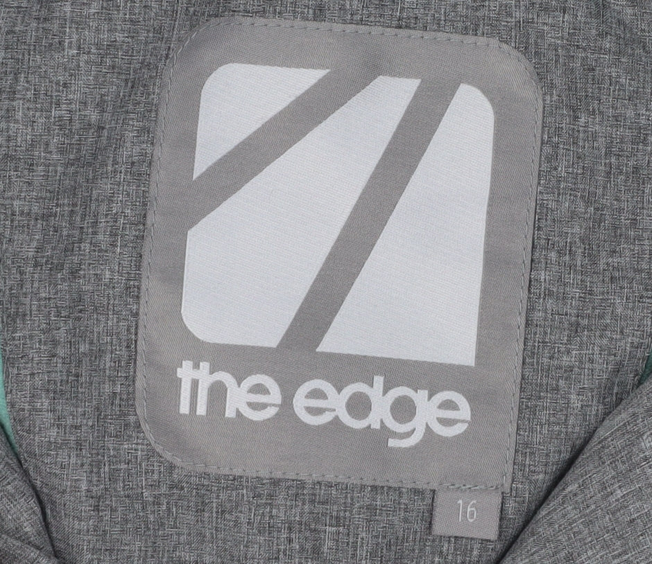 The Edge Women's Grey Polyester Jacket Size 16