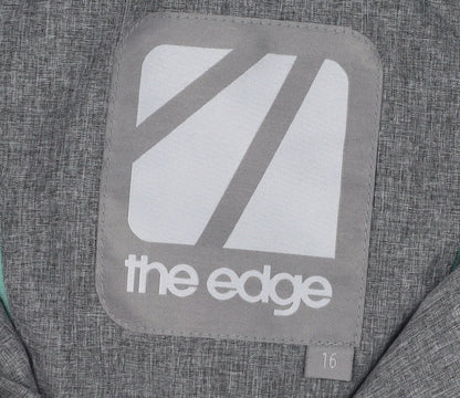 The Edge Women's Grey Polyester Jacket Size 16