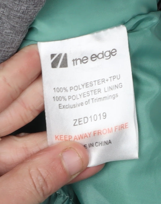The Edge Women's Grey Polyester Jacket Size 16