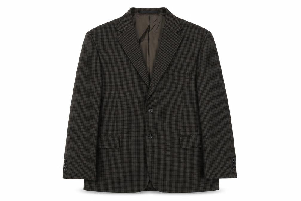 Marks & Spencer Men's Brown Check Blazer 44R