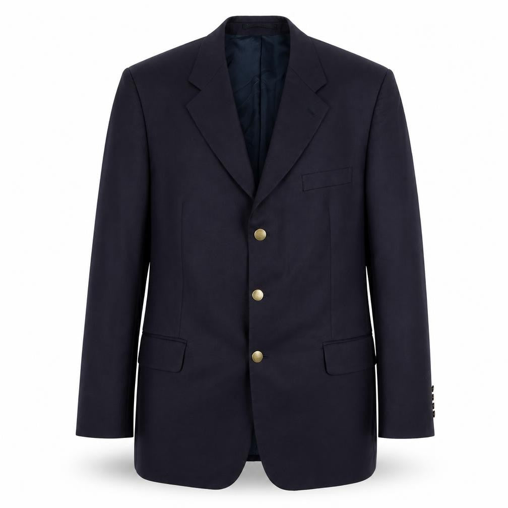 Lipman and Sons Men's Blue Blazer, Size 42R, Regular Fit