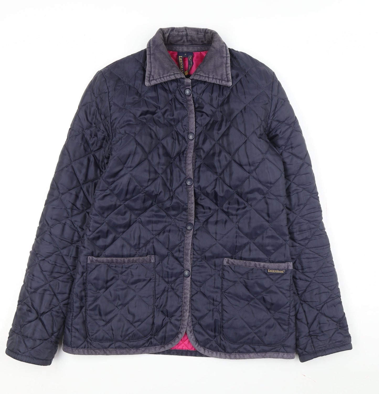 Lavenham Women's Black Quilted Jacket Size 10