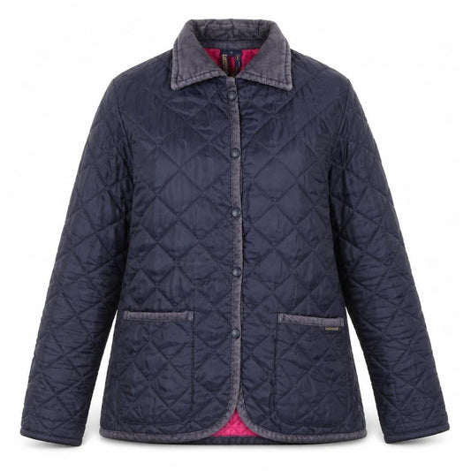 Lavenham Women's Black Quilted Jacket Size 10