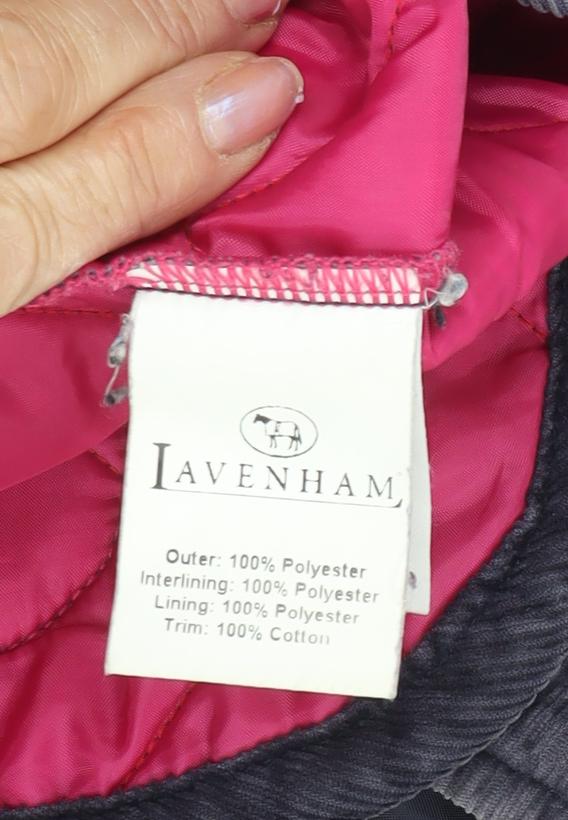 Lavenham Women's Black Quilted Jacket Size 10