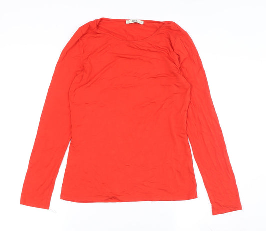 Oasis Red Women's Long Sleeve T-Shirt S Casual
