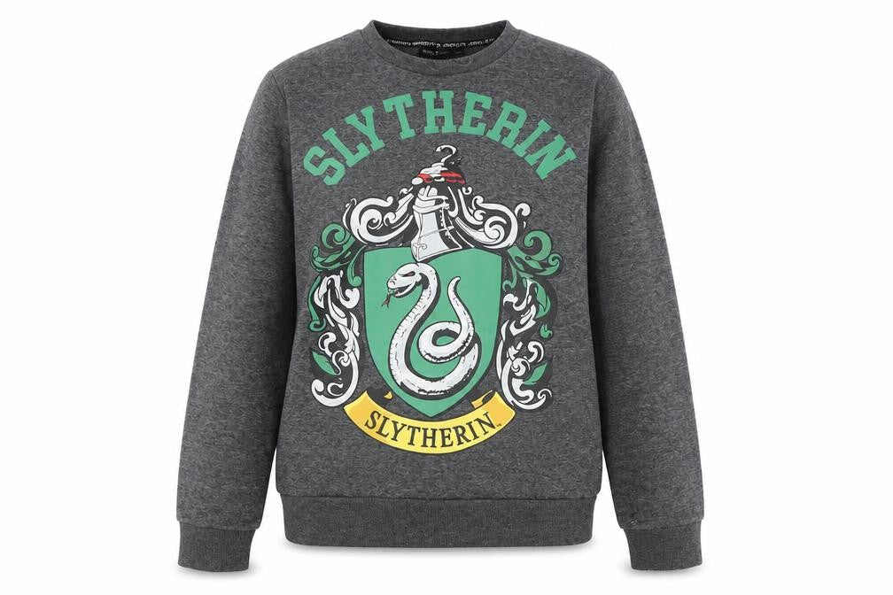 Harry Potter Women Grey Crew Neck Pullover Sweatshirt M