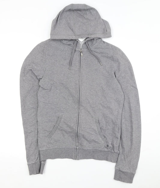 Domyos Grey Full Zip Hoodie, Unisex S, All Seasons