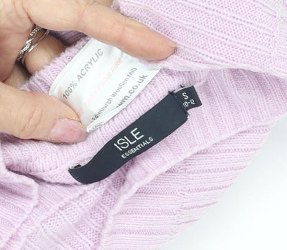 Isle Essentials Women's Pink Pullover Jumper S