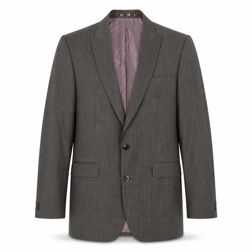 River Island Men's Brown Blazer 42R Polyester Wool