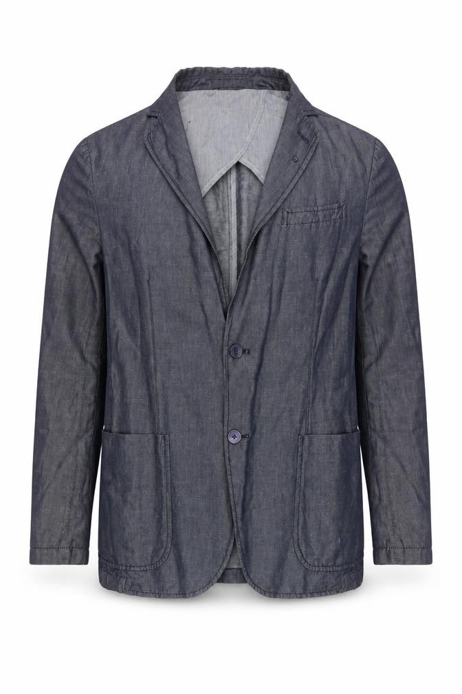 AT.P.CO Men's Blue Blazer, Size 26, Casual Spring Blazer