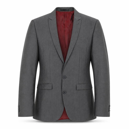 Next Men's Grey Blazer Size 40R Regular Fit