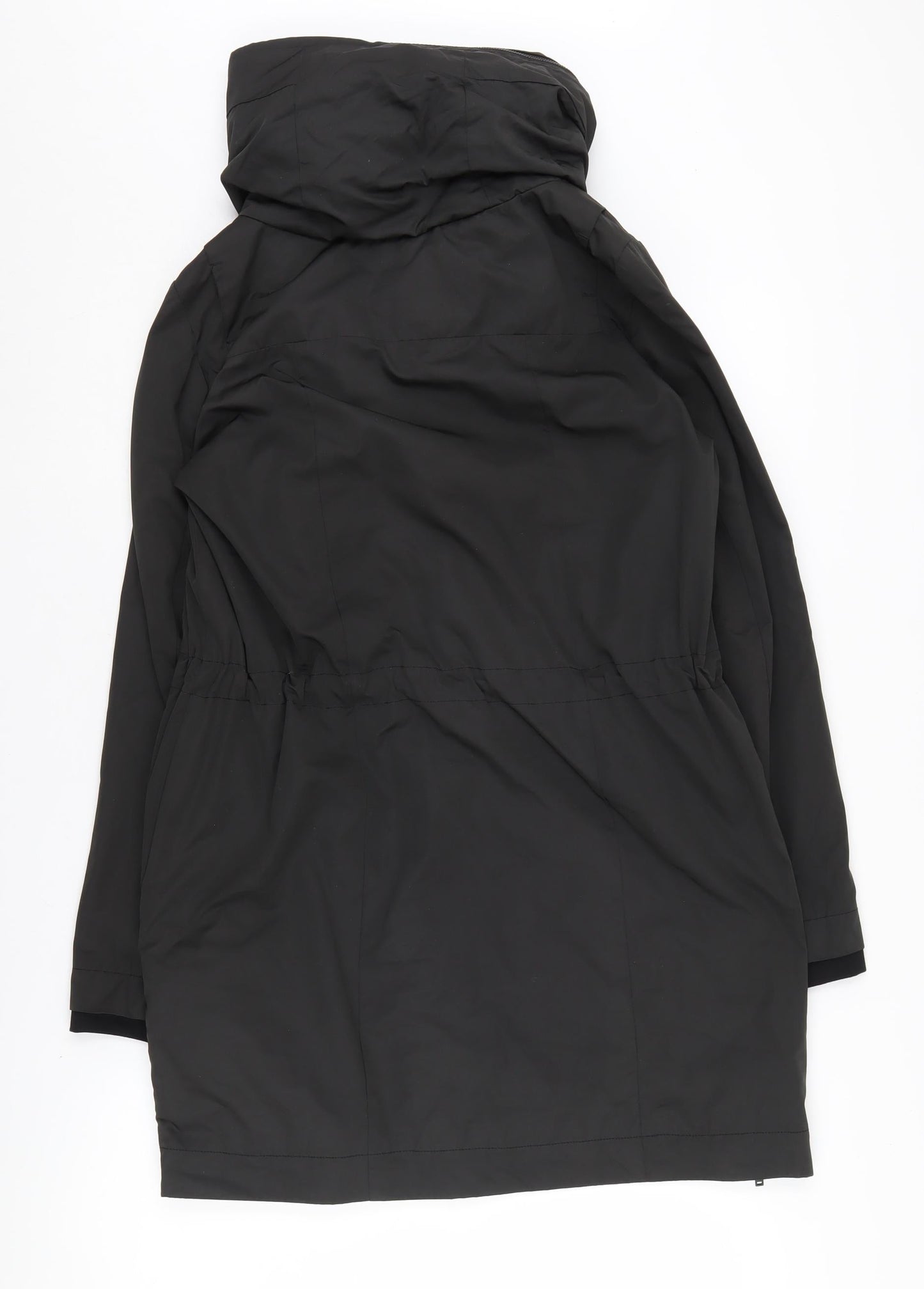 Sandwich Women's Black Long Hooded Coat Size 6