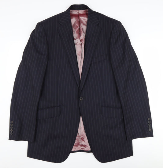 Marks and Spencer Men's Blue Blazer Size 40L