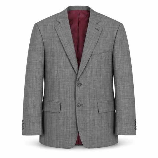Jeff Banks Men's Grey Check Wool Blazer 42S