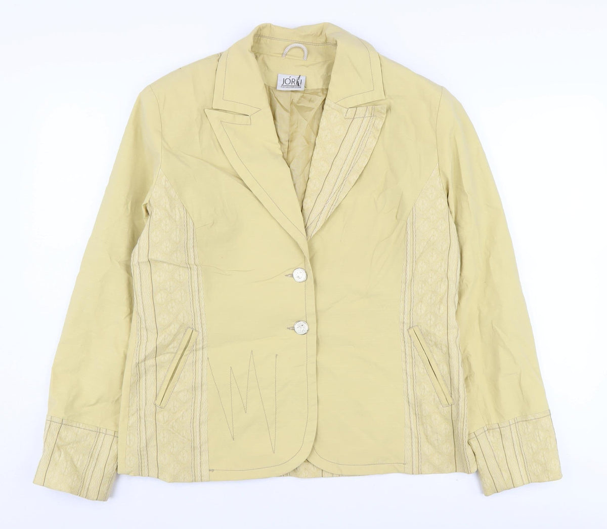 Jörg Women's Beige Blazer Size 16, Classic Casual