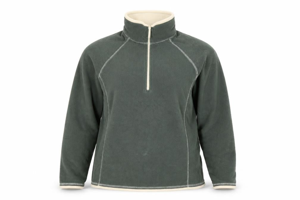 Mountain Warehouse Women's Green 1/2 Zip Pullover UK 12