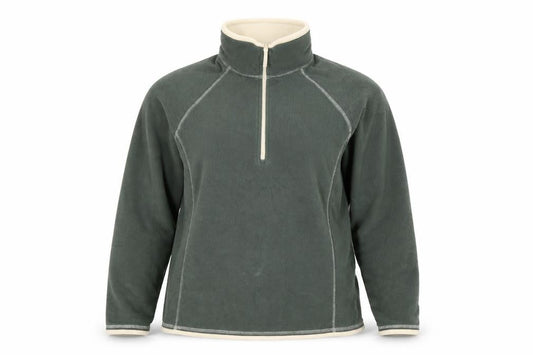Mountain Warehouse Women's Green 1/2 Zip Pullover UK 12
