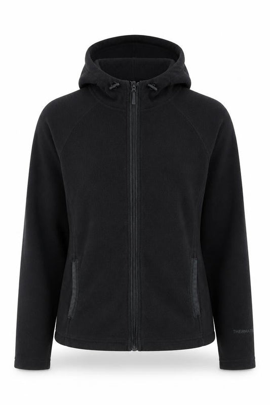 Peter Storm Women's Black Fleece Jacket, Size 10, Casual Outdoor