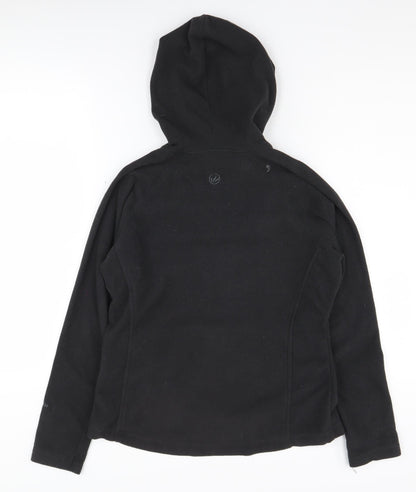 Peter Storm Women's Black Fleece Jacket, Size 10, Casual Outdoor