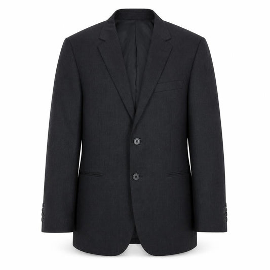 Frencheye Men's Black Blazer, Size 42R, Wool Blend