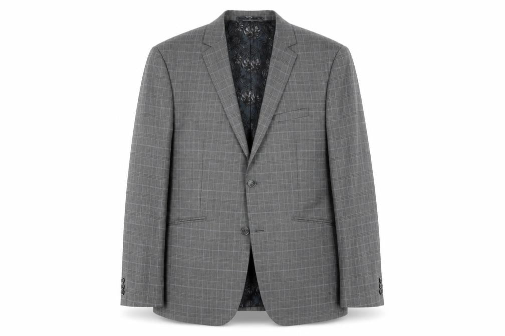 Taylor & Wright Men's Grey Check 42R Blazer